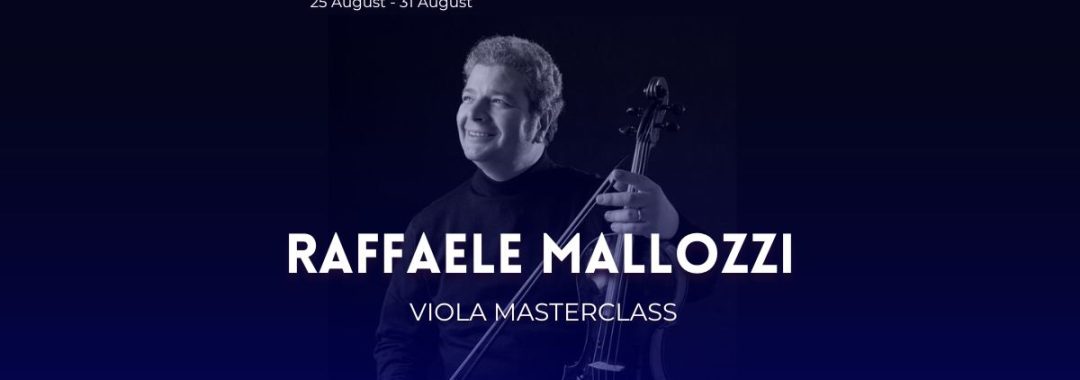 Viola Masterclass Raffaele Mallozzi